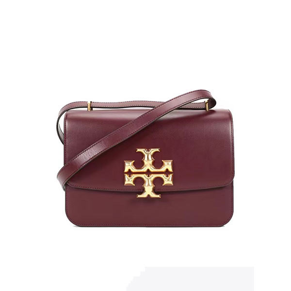 Tory Burch TB Eleanor 牛皮翻蓋單肩斜挎包