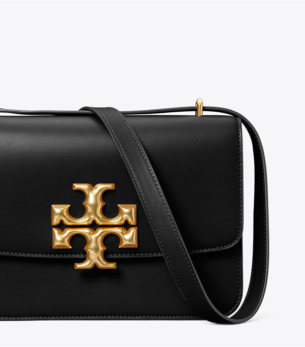 Tory Burch TB Eleanor 牛皮翻蓋單肩斜挎包