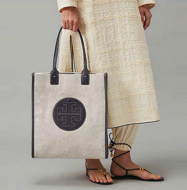 Tory Burch Elle 帆布托特包